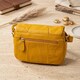 Кожаная сумка для женщин на каждый день Vintage 22969 Желтый фото