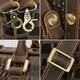 Кожаная дорожная сумка саквояж для поездок командировок и путешествий Vintage 14410 Коричневая фото