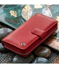 Жіночий шкіряний гаманець для карток та купюр ST Leather 19306 Червоний