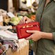Женский кожаный кошелек для карт и купюр ST Leather 19306 Красный фото