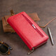 Женский кожаный кошелек для карт и купюр ST Leather 19306 Красный фото