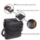 Сумка мужская классическая с клапаном флотар Vintage 20410 Черная фото