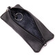 Вместительная ключница кожаная Shvigel 15310 Черная фото