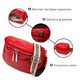 Женская полукруглая сумка через плечо из натуральной кожи 22081 Vintage Красная фото