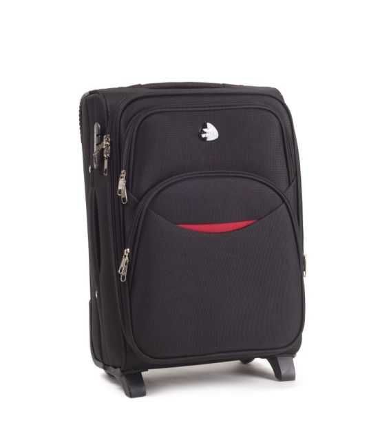 Валіза Wings 1708 маленька S чорна 2 колесна - картинка, зображення, фото валізи