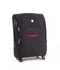 Чемодан Wings 1708 маленький S черный 2 колесный фото, картинка, изображение
