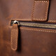 Мужской кожаный портфель для документов ноутбука и работы Vintage 22673 Коричневый фото