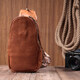 Интересная сумка через плечо в модном цвете из экокожи Vintage 22793 Рыжий фото
