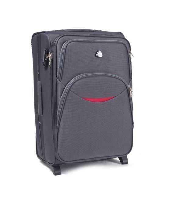 Валіза Wings 1708 маленька S сіра 2 колесна картинка, зображення, фото