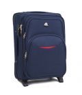 Чемодан Wings 1708 маленький S синий 2 колесный фото, картинка, изображение