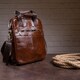 Деловая мужская сумка кожаная Vintage 14789 Коричневая фото