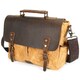 Деловой портфель в сочетании с кожей Vintage 20120 Рыжий фото