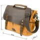 Деловой портфель в сочетании с кожей Vintage 20120 Рыжий фото