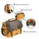 Деловой портфель в сочетании с кожей Vintage 20120 Рыжий фото