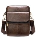Компактная сумка кожаная 14990 Vintage Коричневая