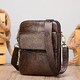Компактная сумка кожаная 14990 Vintage Коричневая фото