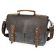 Портфель текстильный Vintage 20063 Cерый фото