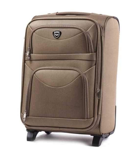 Чемодан Wings 6802 Mini шампань 2 колесный фото, картинка, изображение