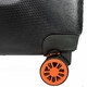 Валіза Semi Line 24" (M) Black/Orange Line (T5734-2) - фото