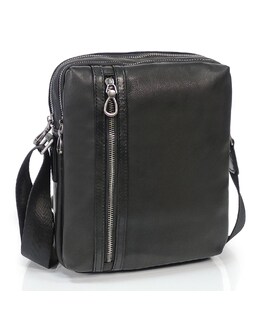 Мужской средний черный мессенджер Tiding Bag S-JMD10-8153A фото