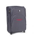 Валіза Wings 1708 середня M сіра 2 колесна - картинка, зображення, фото валізи
