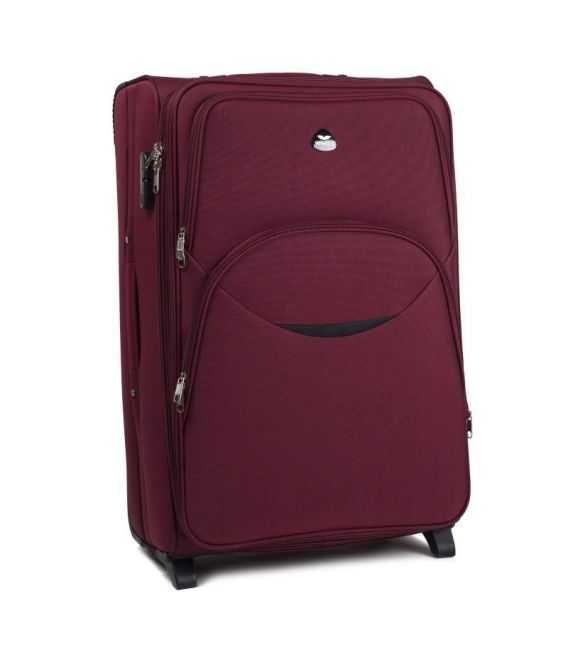 Чемодан Wings 1708 Midi бордовый 2 колесный фото, картинка, изображение