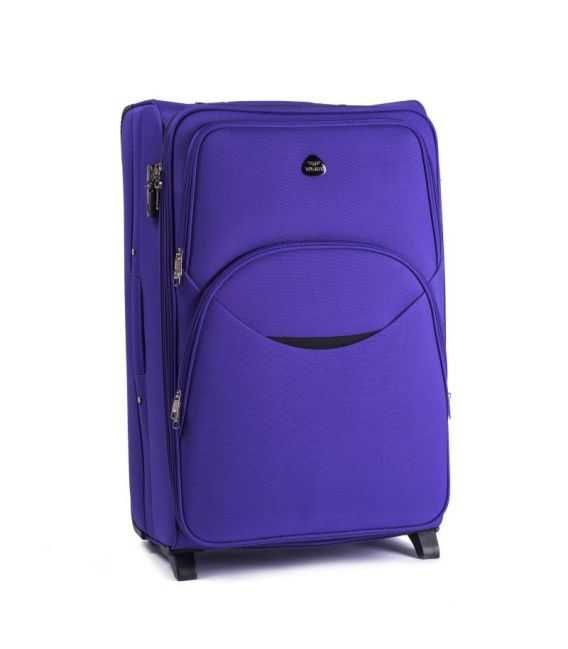 Чемодан Wings 1708 средний M фиолетовый 2 колесный фото, картинка, изображение