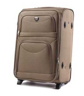Чемодан Wings 6802 большой L шампань 2 колесный