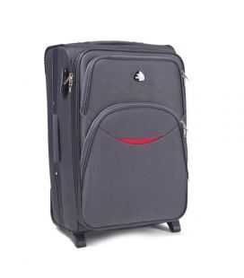 Валіза Wings 1708 велика L сіра 2 колесна - картинка, зображення, фото валізи