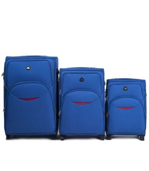 Набір Валіз Wings 1708 голубий 2 колесний картинка, зображення, фото