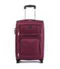 Чемодан Wings 6802 маленький S бордовый 2 колесный фото, картинка, изображение