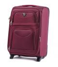 Чемодан Wings 6802 маленький S бордовый 2 колесный фото, картинка, изображение