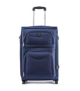 Чемодан Wings 6802 большой L синий 2 колесный