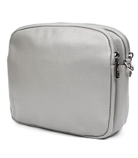 Шкіряна жіноча сумка Virginia Conti Italy - VC02807grey сірий