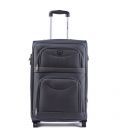 Валіза Wings 6802 велика L сіра 2 колесна картинка, зображення, фото