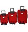 Набор Чемоданов Bonro Style красный фото, картинка, изображение