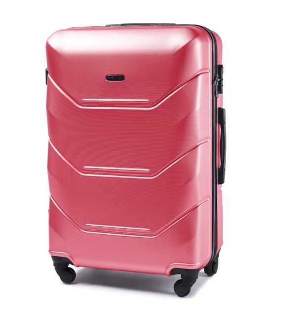 Чемодан Wings 147 средний M коралловый фото, картинка, изображение