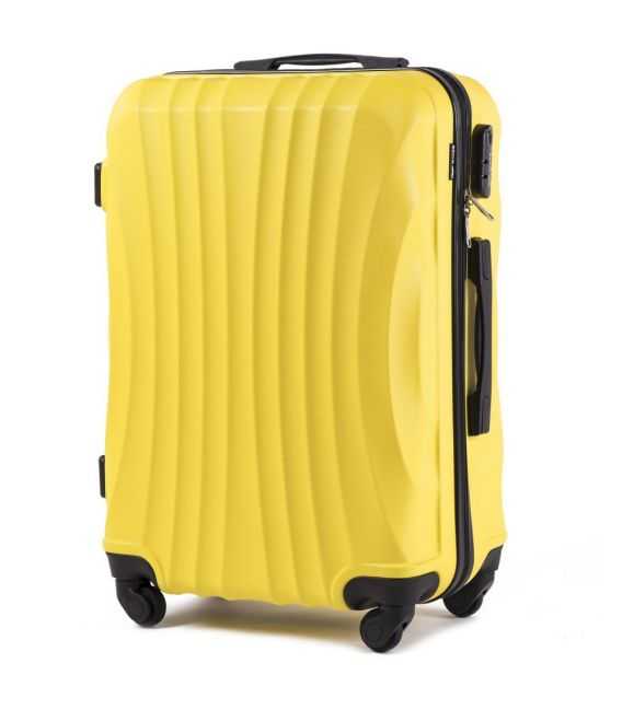 Чемодан Wings 159 большой L желтый фото, картинка, изображение