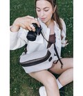 Сумка бананка для фотоапарата шкіра та канвас TARWA RCj-1313-4lx