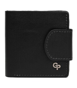 Портмоне з монетницею Grande Pelle 500610 чорне