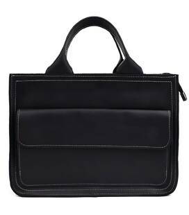 Сумка портфель шкіряна для документів ноутбука LIMARY lim-380RA чорна