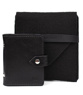 Кардхолдер CardCase чорна шкіра Grande Pelle 311410