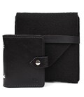 Кардхолдер CardCase чорна шкіра Grande Pelle 311410