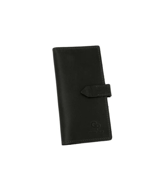 Портмоне чоловіче довге Grande Pelle 523110 чорне