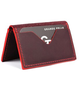 Кард-кейс Grande Pelle CardCase Cartolina 303161 бордо