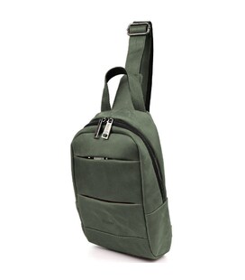 Рюкзак слінг шкіряний з кишенями TARWA RE-6010-3md