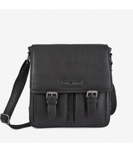 Шкіряна сумка через плече месенджер HILL BURRY HB3076A