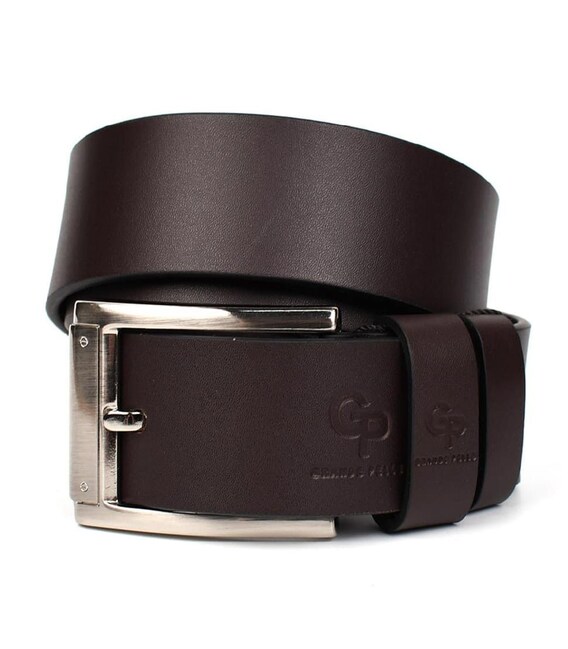 Шкіряний ремінь GP Grande Pelle 413011500 коричневий