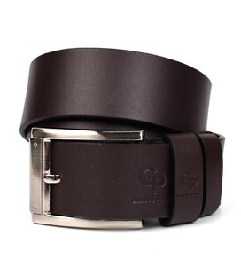 Шкіряний ремінь GP Grande Pelle 413011500 коричневий