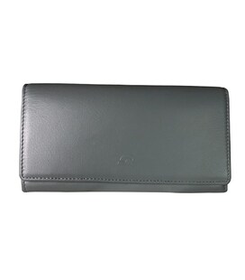 Шкіряне портмоне New Rainbow 3435 grigio сірий